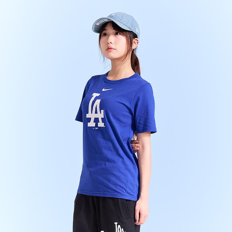 Nike T-Shirt Comfortable Simple Versatile Short Sleeve Kids Tops Blue 3Z3B7NM00-LAD