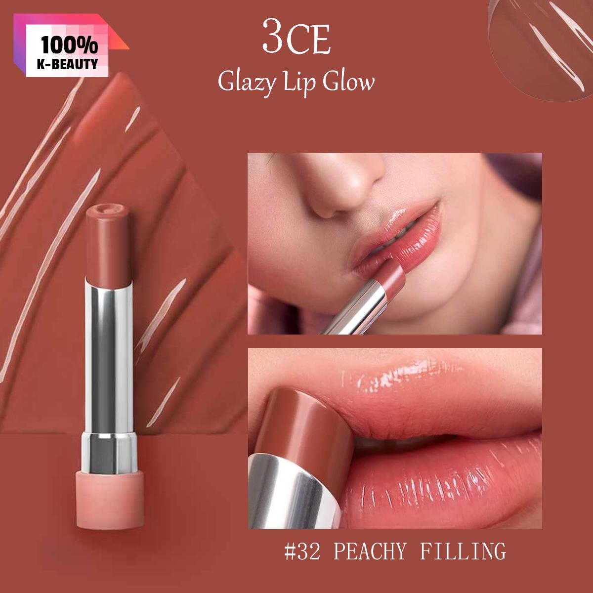 3CE Glazy Lip Glow 3,2 г / 0,11 унции.