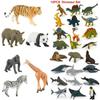 12pcs Kids Toys Small Plastic Figures Complete Sea Zoo Animal Safari Set For Learning Fun