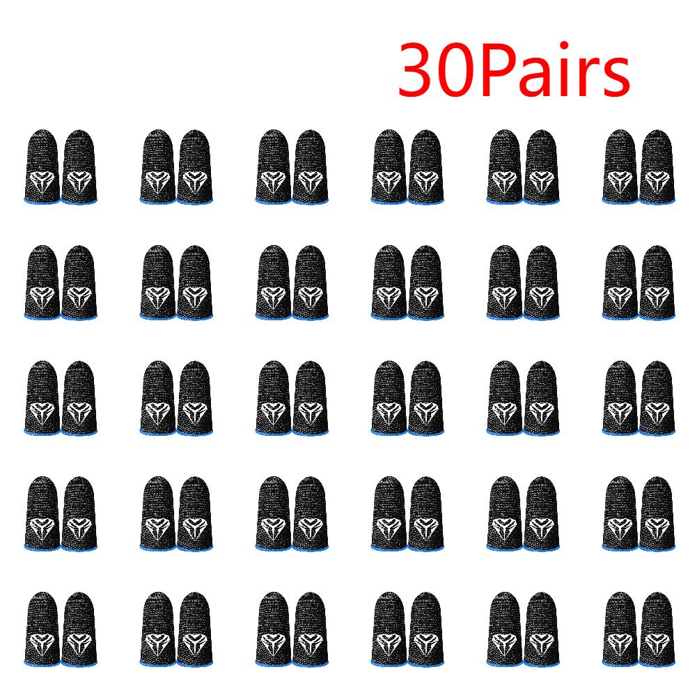 1-30 Paar Gaming-Fingerlinge für PUBG Atmungsaktiv Schweißfest Rutschfest Fingerspitzenabdeckung Daumenhandschuhe Touchscreen-Fingerlinge