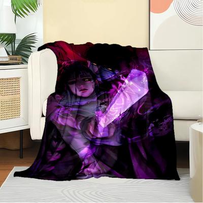 K-POP Anime Girls Group  Four Seasons Soft Warm Blanket  All-Season Thick Knit Polyester Bedspread for Bed, Camping, Travel  Perfect Gift