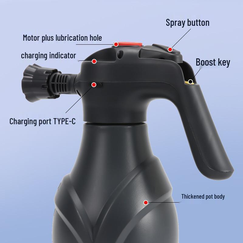Wireless Electric Foam Sprayer: High-Pressure, Durable for Car Wash & Gardening