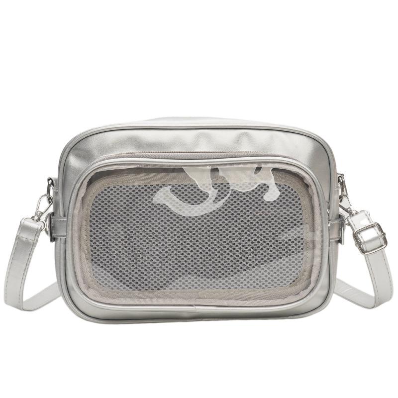 Daily Versatile Japanese Harajuku Girls Y2k Ulzzang Ita Bag Large Capacity Transparent Fashion Crossbody Bag Casual Women's Bag
