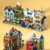House Building Blocks Mini City Store Street View Snack Street Children'S Toys Boys And Girls Gifts Compatible With