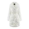 Women's Fashion Belted Duck Down Mid-length Coat