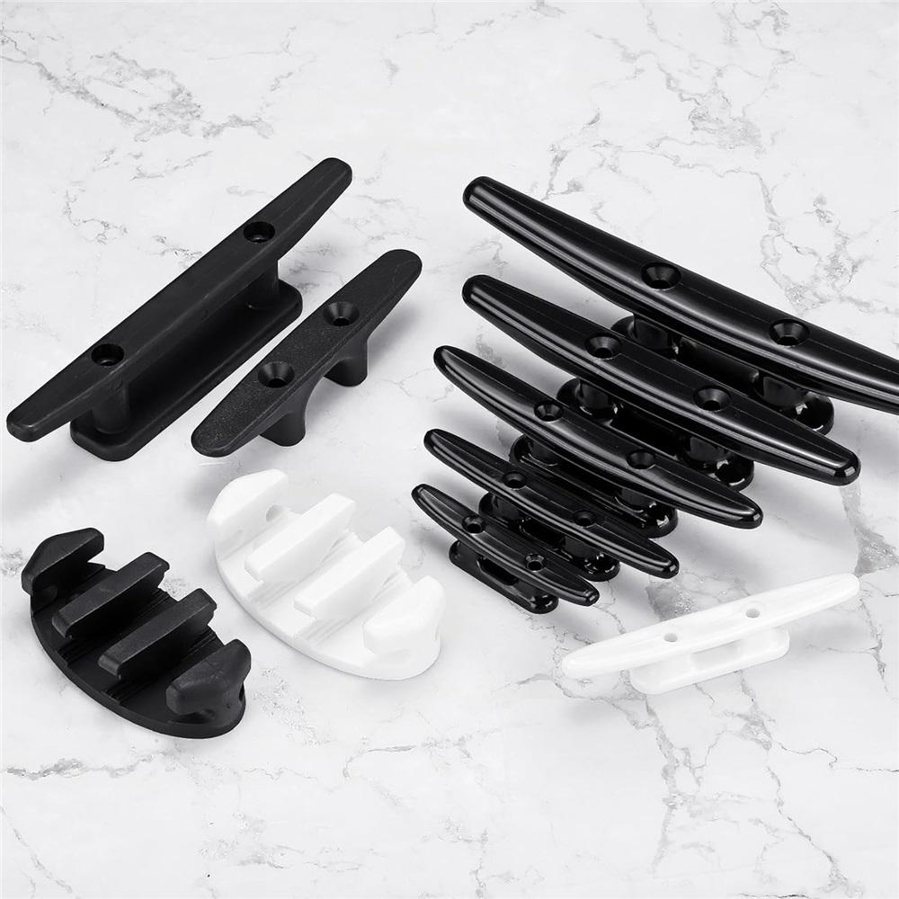 Boulon d'ancre de bateau en nylon – Boulon d'ancre de quai avec vis en acier inoxydable, Pour kayak, canoë, petit bateau, Décoration d'intérieur DIY (Plusieurs tailles, Noir)