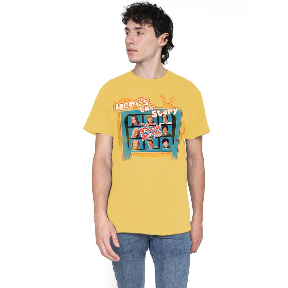 The Brady Bunch Unisex Adult Heres The Story T-Shirt