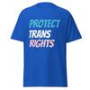 Koszulka Chroń Prawa Trans: Koszulka Unisex z Tęczowym Godłem LGBTQ+