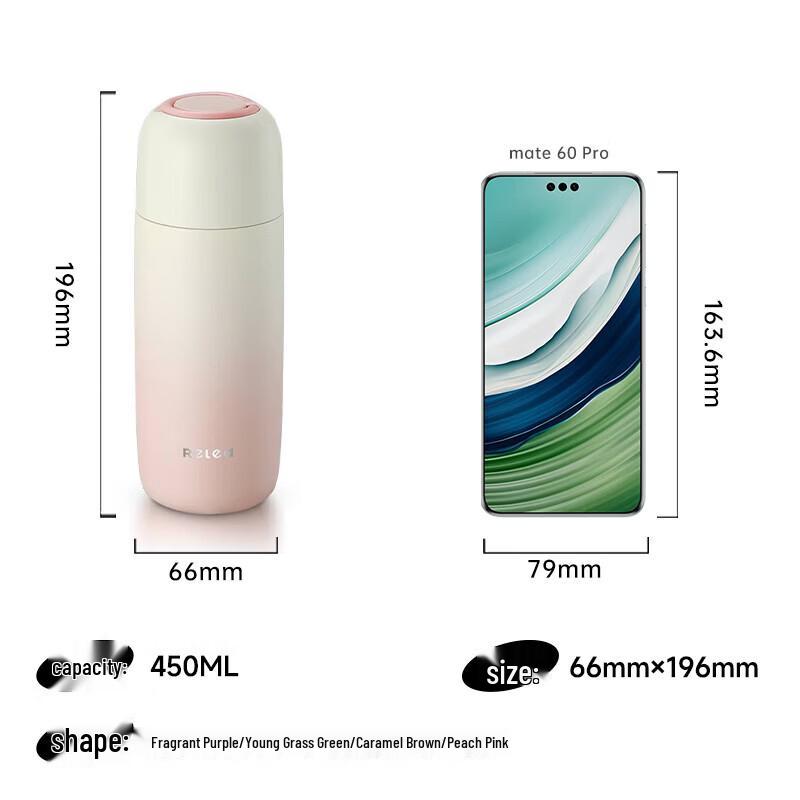 Wushengwu 316 Stainless Steel Insulated Water Bottle