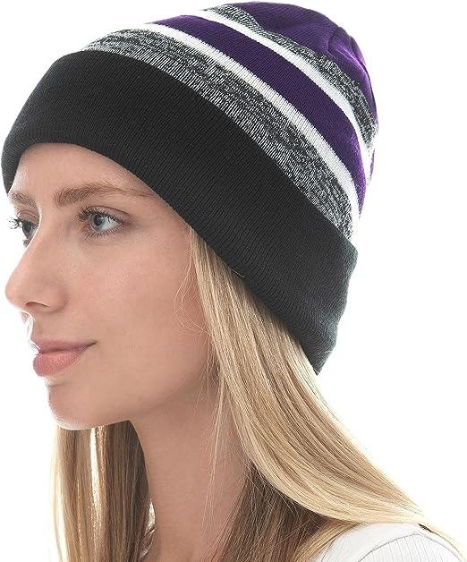 Custom Soft Cuff Pom Pom Stripe Knit Winter Beanie 3D Embroidered Skull Slouch Ski Hat Dot Plaid Character for Beach Business