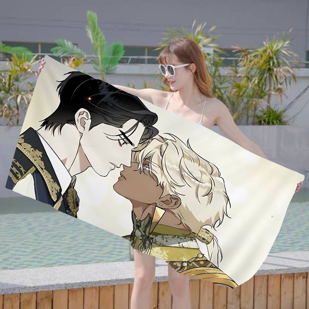 Brothers without a tomorrow bl Anime Microfiber Printed Beach Mountain Climbing Yoga Beach Swimming Running Absorbent Soft Towel