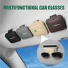 Portable Leather Car Eyeglass Storage Clip Auto Storage Accessorie For Skoda Rapid Octavia A5 S Kodiaq Fabia A7 VII Karoq Superb BB111