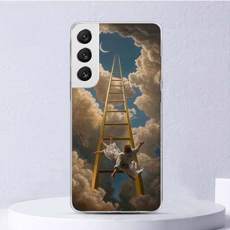 Rene Magritte Art Soft Case For Samsung Galaxy S25 S24 S23 S22 Ultra Phone Cover S20 FE S21 Plus S25 Edge + Funda Coque Galaxy S