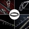 40Pcs 4.72mm-3cm Outer Diameter Replacement Fishing Rod Eye Replacements Fishing Rod Ceramic Guide Rings Set 10 Size