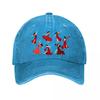 Expressive Scarlet Dance Silhouette  New Vintage Washed Cotton Baseball Cap Sun Hats