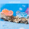 Glow In The Dark Resin Turtle Figurines For Miniature Landscapes And Fish Tank Decor