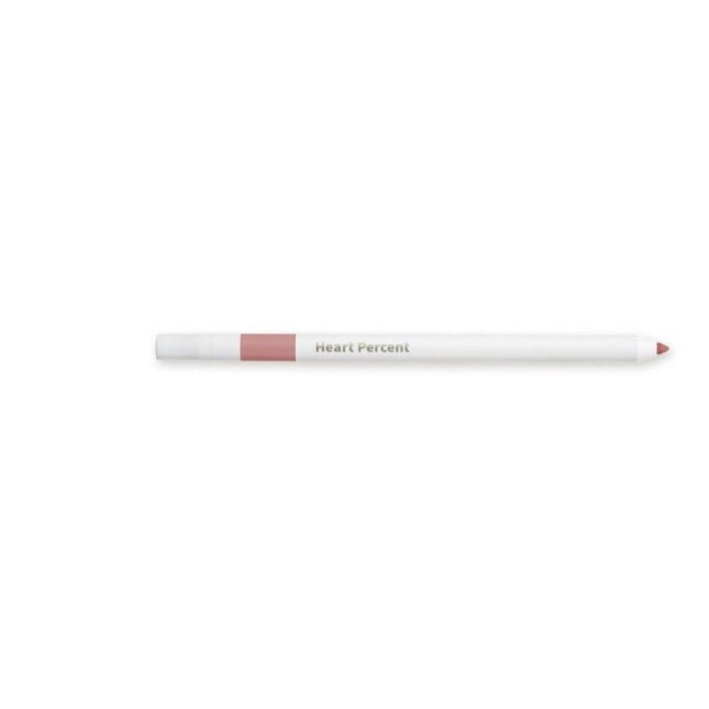 Heart Percent Dot On Mood Lip Pencil Slim 0.4g, 02 Creamy Pink, 1 piece