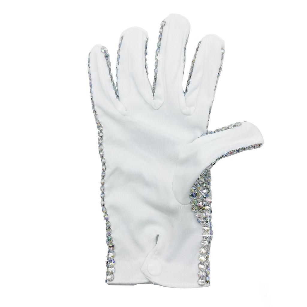 Rare Michael Jackson Laser Diamond Crystal Glove -Handmade Artware-for Collection Imitator