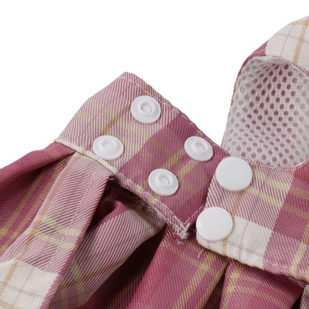 Lattice Harness and Leash Set Cute Puppy Princess Dresses for Small Girl Dogs Cats Dog Dress