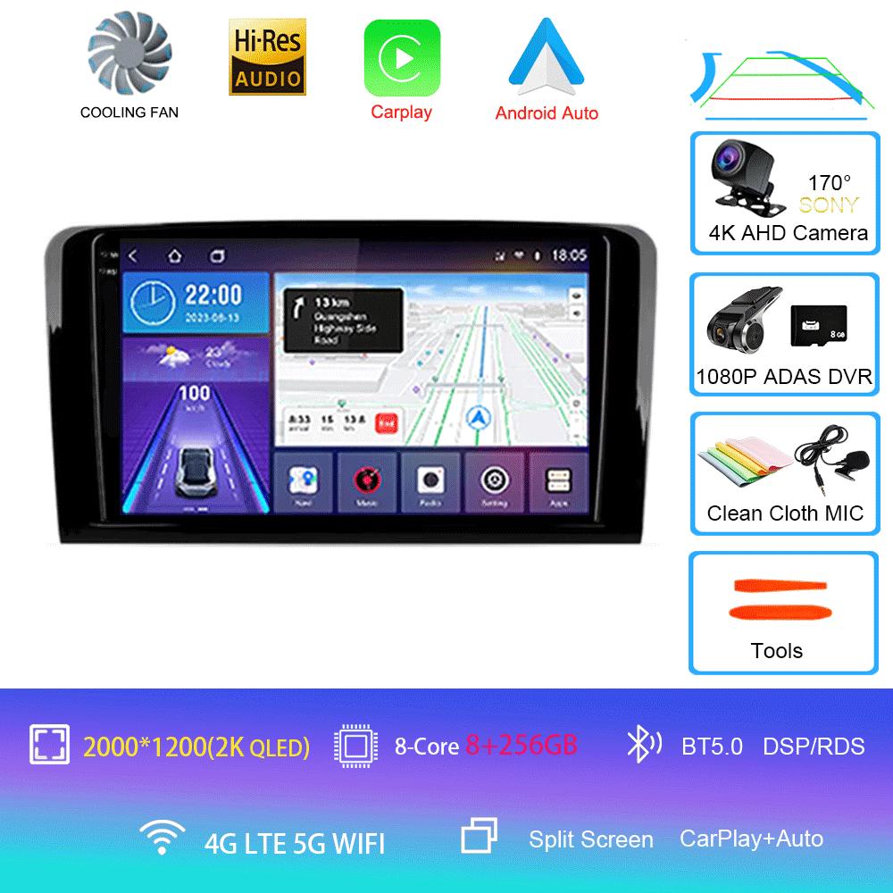 Android 14 Car Radio For Mercedes Benz ML GL ML350 GL320 X164 2005 - 2009 Multimedia Video Player Navigation Stereo GPS