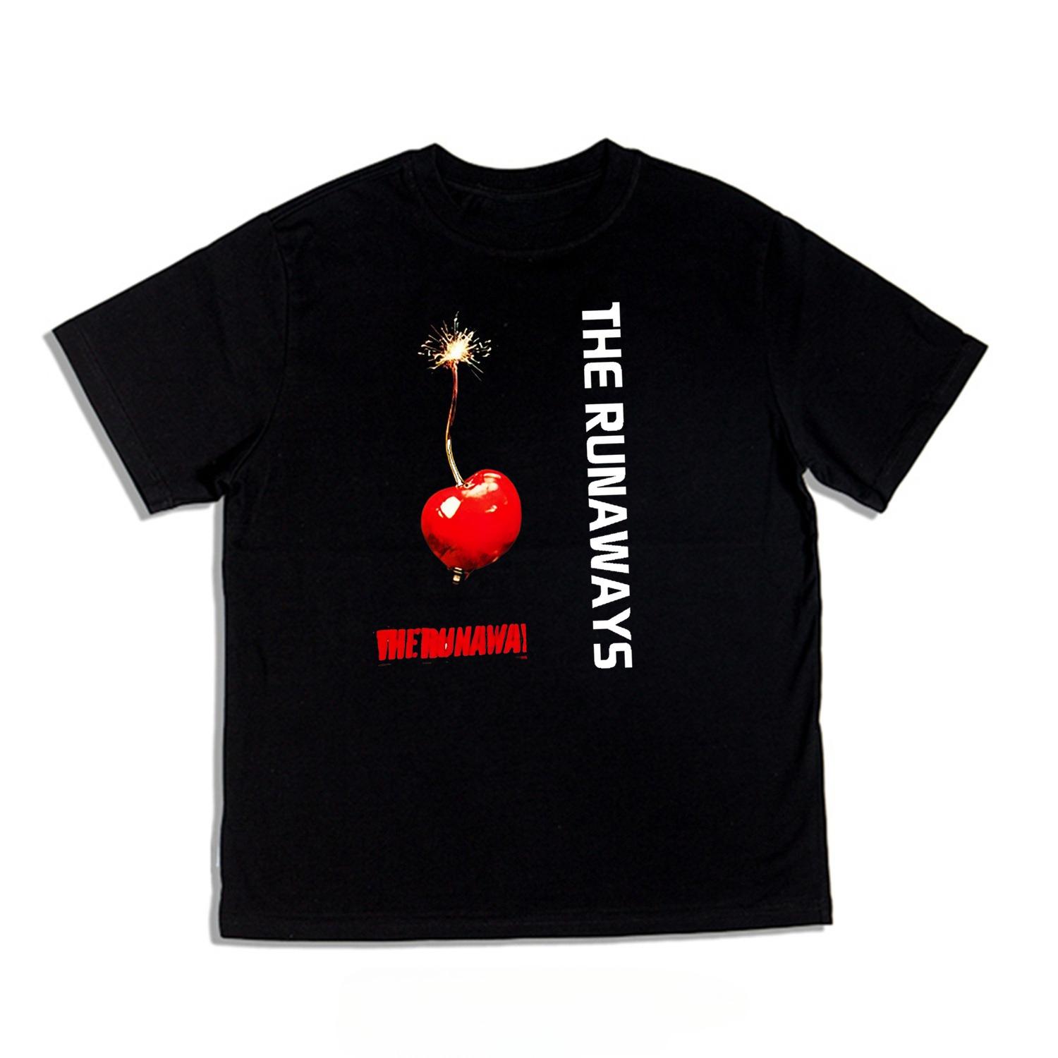 

Rock Biographical Poster Print Tshirt Featuring The Runaways Band Pure Cotton Punk Style for Both Men and Women 5XL різнокольоровий