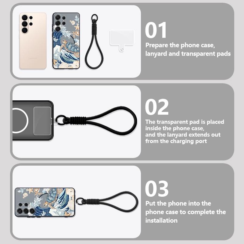 Blue and White Surfing Wave Case For Samsung S26 Ultra S25 FE S24 S24 Plus A57 A37 A17 A56 A36 A16 A55 A35 A15 A54 5G Hybrid Magnetic Matte Cover