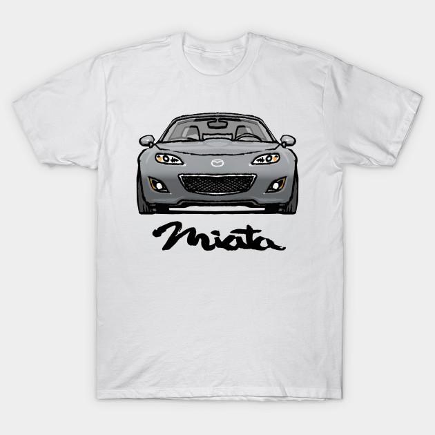 

Мужская черная футболка с принтом Mx5 Miata Nc2 Liquid Silver Печать на трансферной бумаге без вырезания Хлопковая футболка 2XL белый
