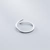 925 Sterling Silver Simple Adjustable Finger Rings Stackable Zirconia Open Size Ring For Women Party Fine Jewelry Gifts