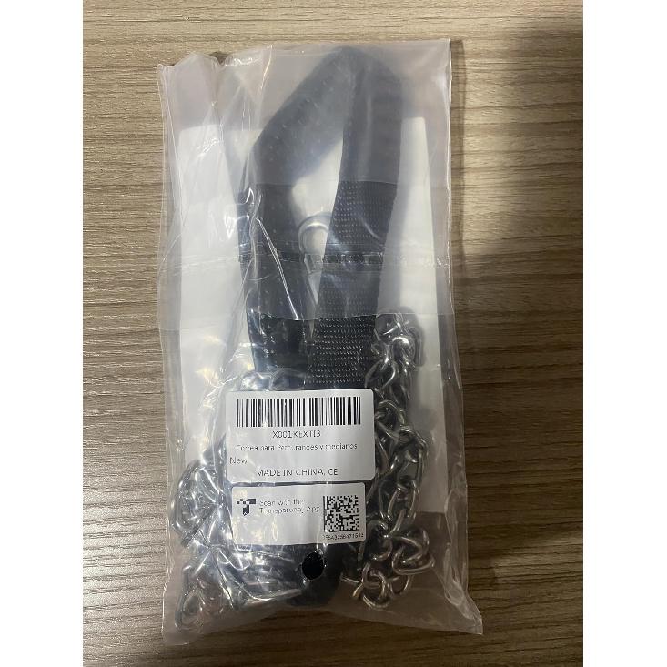 Heavy Duty Metal Dog Leash, 6 FT Chew Proof Pet Leash Chain with Soft Padded Handle for Large & Medium Size Dogs (6 FTx3 mm (30-120 lbs))