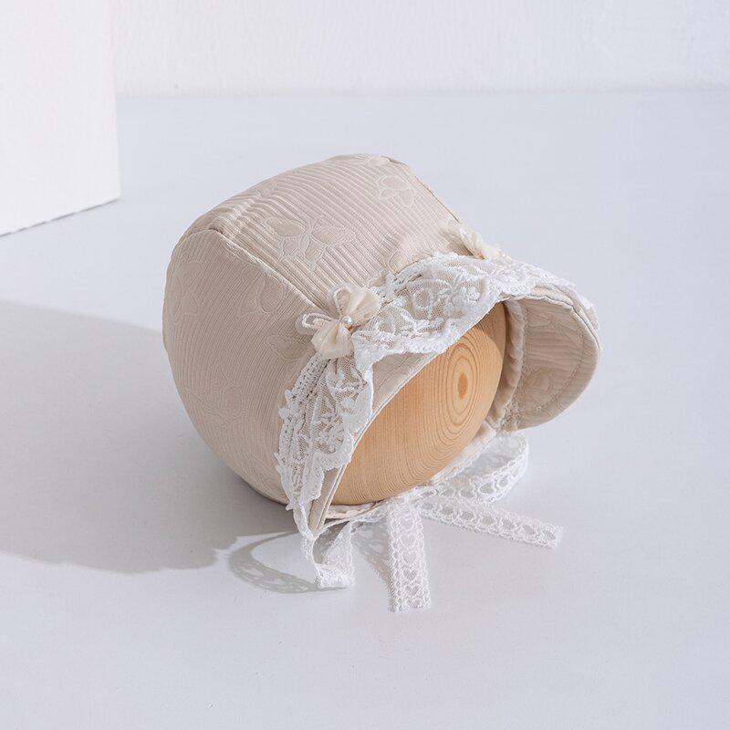 Korean Style Children's Sun Protection Lace Bucket Hat for Girls