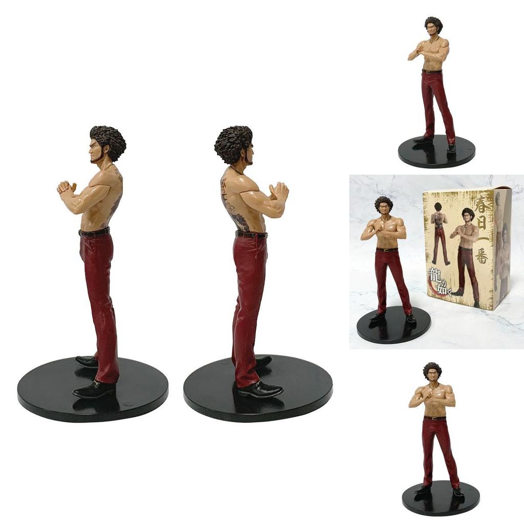 Like A Dragon Kasuga Ichiban Pvc Model Ornament With Display Stand For Collectors And Gaming Fans