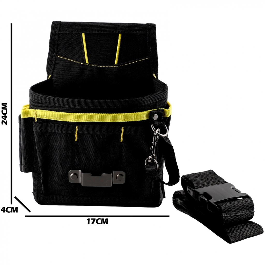 Tool Bag Waist Storage 24*17*4cm 600D Oxford Fabric Electrician