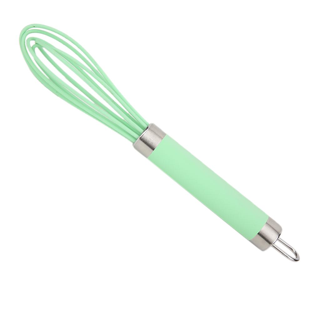 Household Mini Manual Egg Beater Stirring Mixer Blender Kitchen Cooking Utensils Green