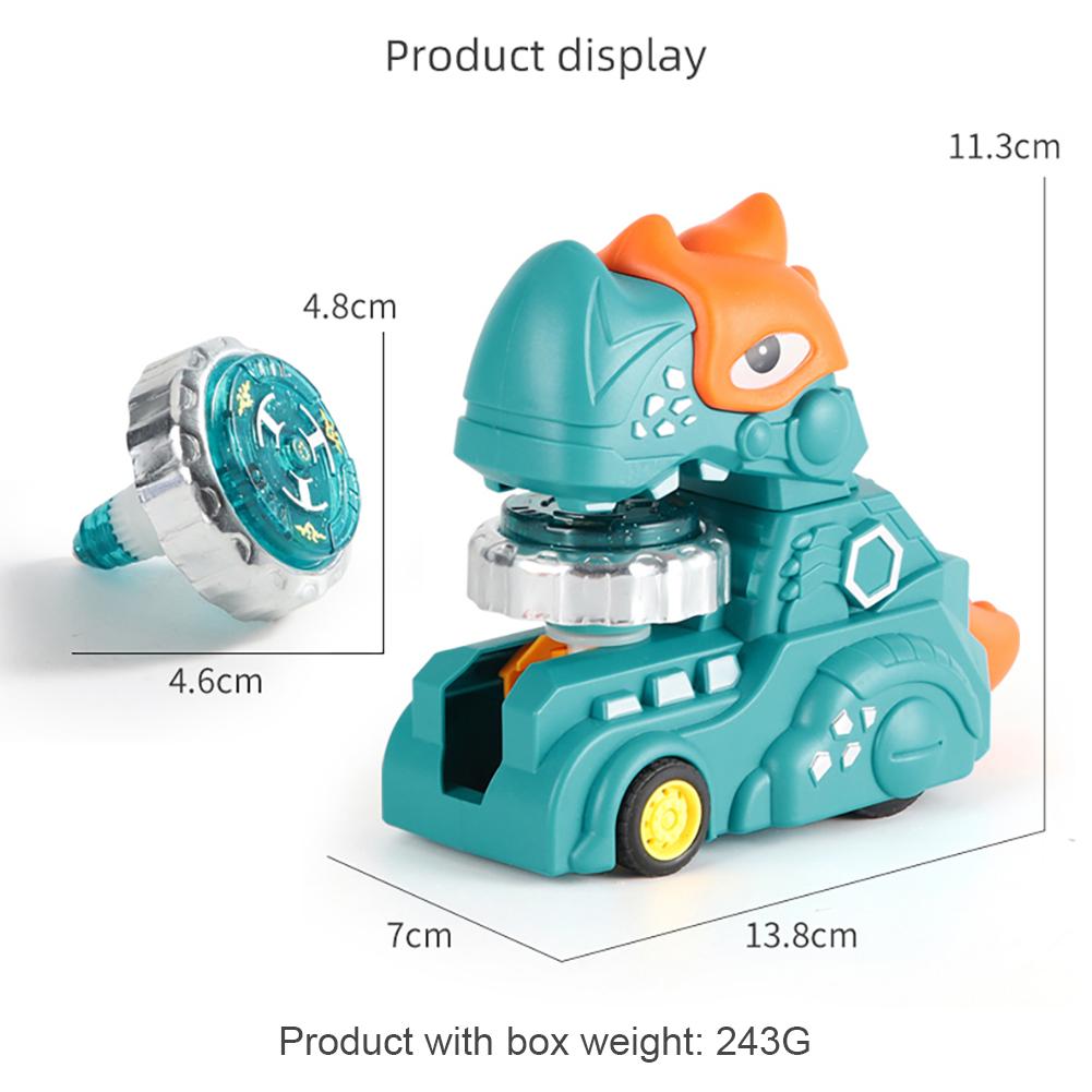 Children Toy Dinosaur Gyro Chariot Toy Rotating Launcher For Boys And Girls Gift