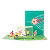 33D for Pop Up Football Greeting Card Kit Festival Invitation Greeting Memorial Cards for Valentine’s Day Mother's Day G