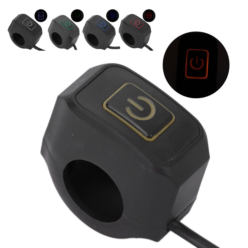 22mm Motorrad Lenker Schalter Control Taste Wasserdicht für Scheinwerfer