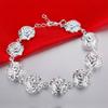 Rosenblüten 925 Sterling Silber Armband Hohe Qualität Romantik Kette Für Frau Mode Verlobungsparty Hochzeit SchmuckGutes Produkt