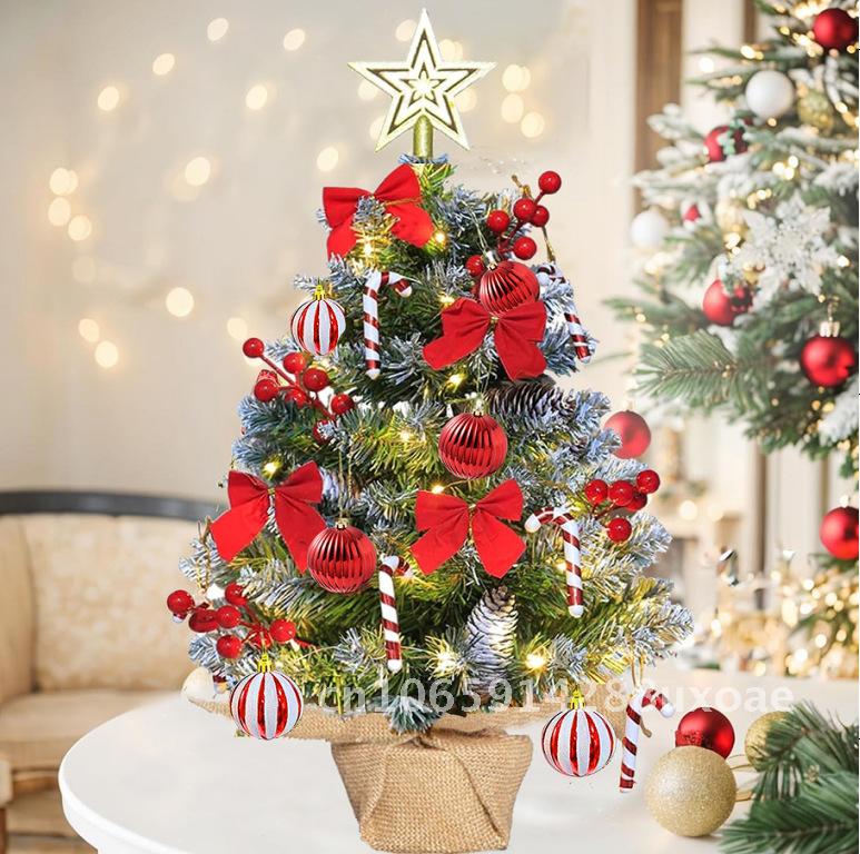 Simulation Pine Tree Christmas Tree Small Mini Christmas Tree Package Desktop Christmas Tree