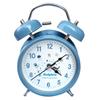 4" Silent Metal Alarm Clock with Light & Customizable Logo for Kids/Students