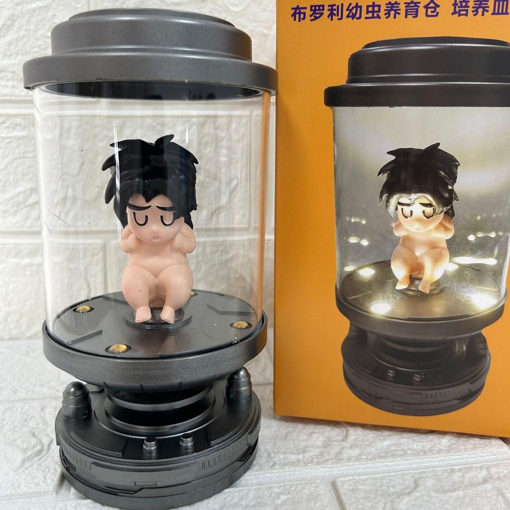 Super Saiyan Q Version Glowing, Wukong Shalu Broly Vegeta, Larval Culture Tank Model Figure