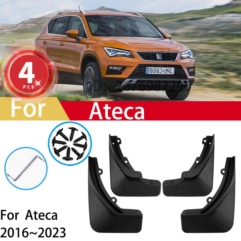 

For Ateca SEAT 2016 2017 2018 2019 2026 2026 Mud Flaps Splash Guards Fender Protector 4pcs Car Mudguards Accessories