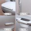 4 Pcs Car Door Edge Guards Car Side Door Protector Suitable For Various Car Pads Door Shock Absorbers-White