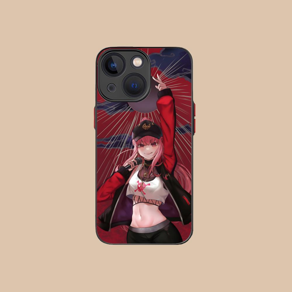 

Holo Mori Calliope Silicone Mobile Phone Case for iPhone 17 16 15 14 13 12 11 X XR XS Air Pro Max Plus Mini Colorful Cover iPhone XS Max