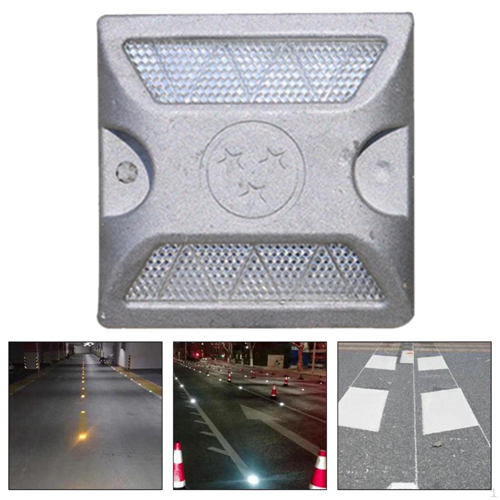 Driveway Marker Pavement Stable Bright Color Sidewalks Freeways Portable High-reflectivity