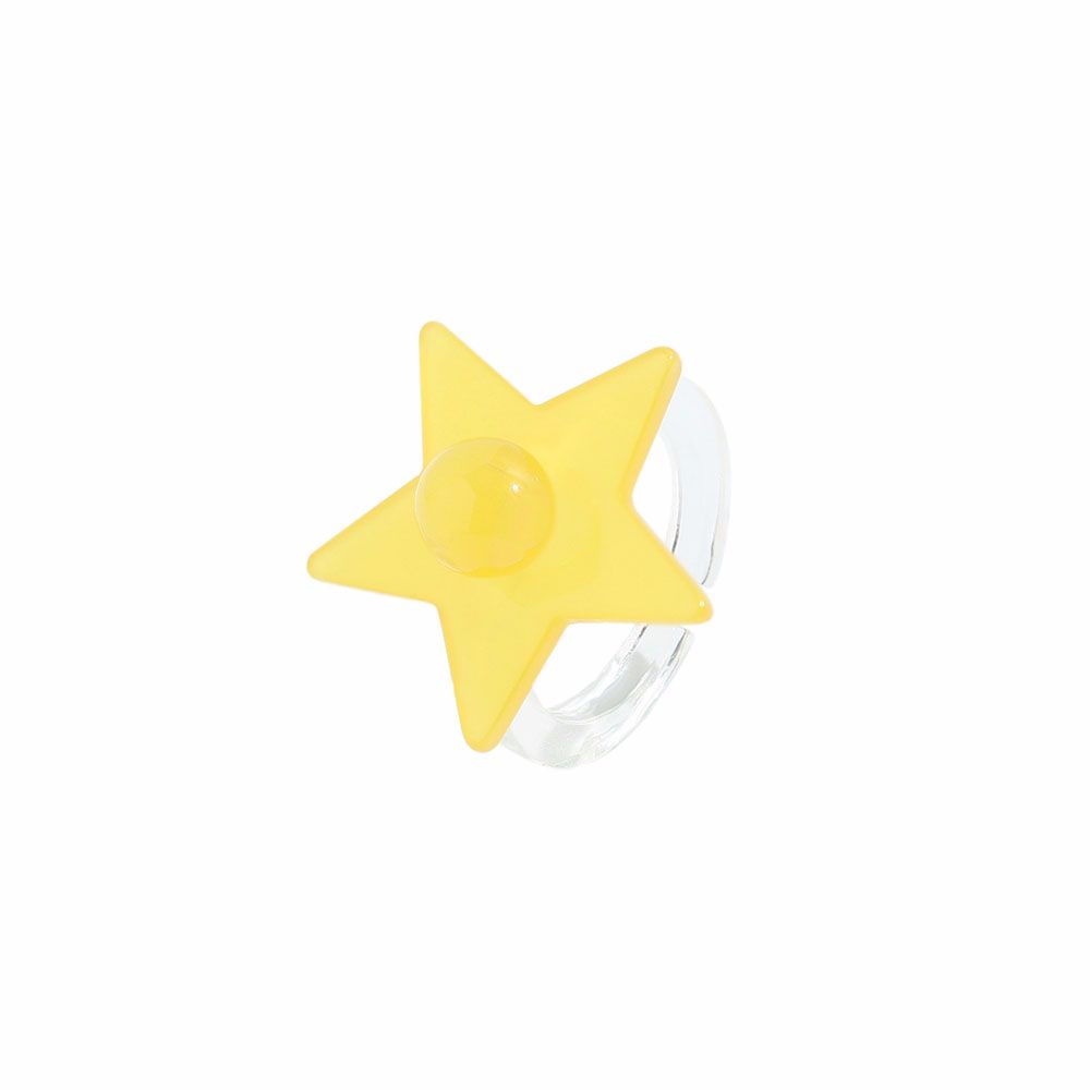 

Acrylic Irregular Party Jewelry Transparent Joint Ring Open Finger Ring Fashion Accessories Ring