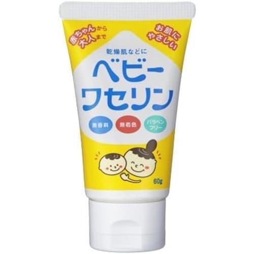 

Детский увлажняющий крем Вазелин, 60 г, для сухой кожи, без парабенов, сделано в Японии