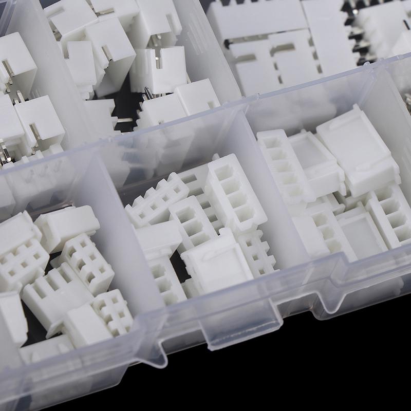 1Box Jst-Xh Kit 2/3/4/5Pin Xh2.54Mm Terminal Housing Pcb Header Wire Connectors