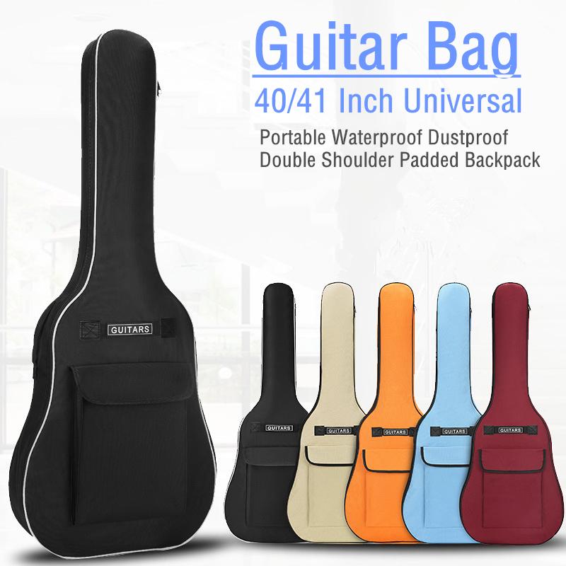 

40/41 Inch Oxford Guitar Bag Durable Waterproof Guitar Storage Case with Double Shoulder Straps