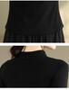 Women's Chinese Style Plush Long-Sleeve Slimming T-Shirt, Thickened Base Layer