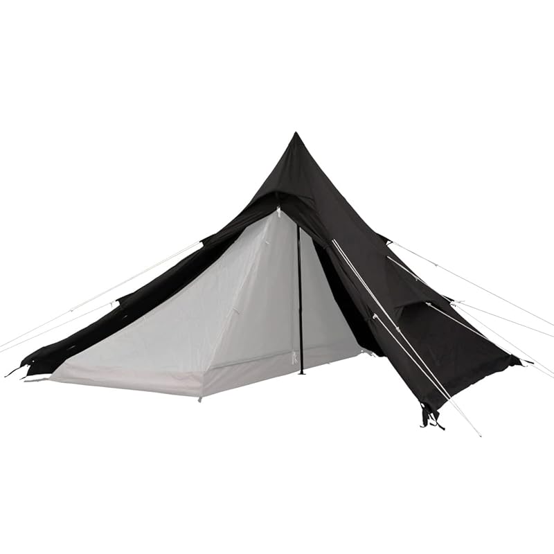 

DOD One pole tent RX(M) TC [for 1~4 people] with skirt TC fly T3-949-BK black (Approx.) W300 x D300 x H210cm